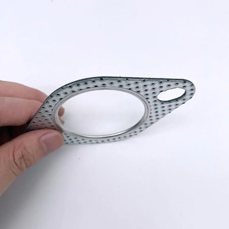 Audiophile Muffler Gasket 2 Pieces Exhaust Gasket Flange Gasket Metal