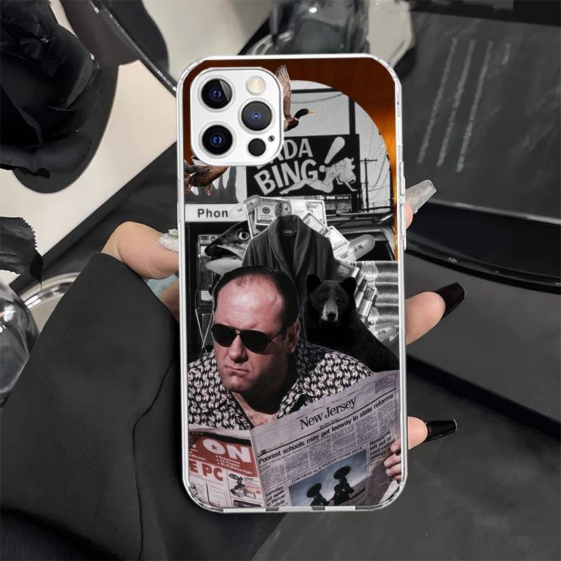The Sopranos TV Series Phone Case for iPhone 13 12 Mini 11 Pro X XS Max XR 7 Plus 8 SE 6 6S 5 5S Soft Silicone Fundas Cover