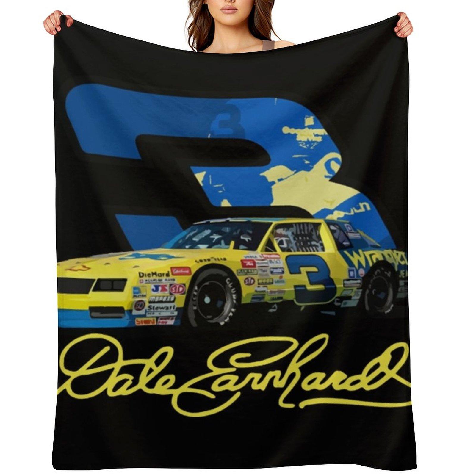Earnhardt Yellow #3 Car Shirt Throw Blanket Kid S Sleeping Bag cosplay anime Moving Blankets 30x40in