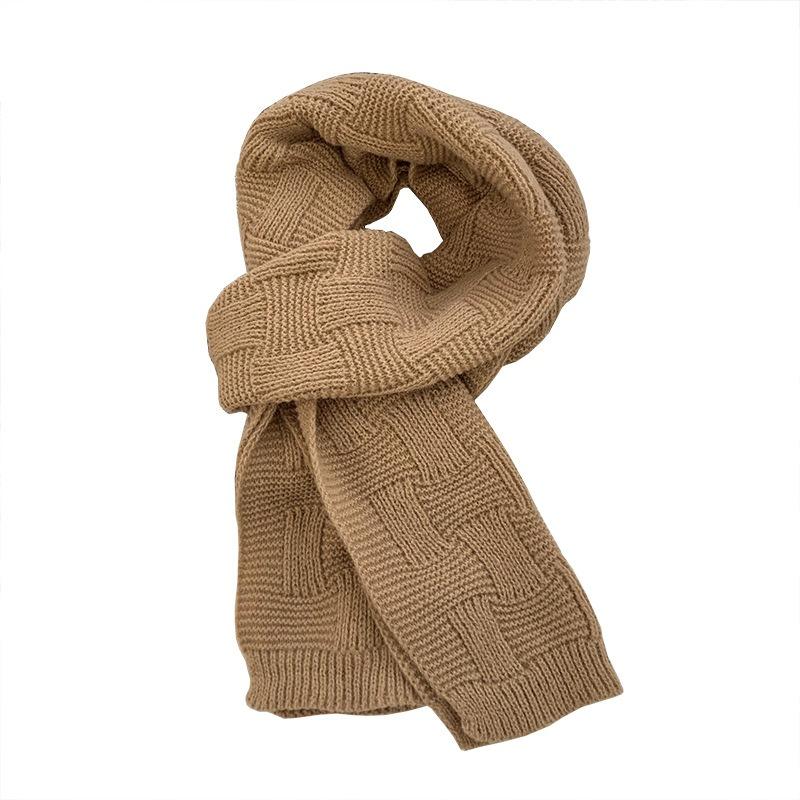 Scarf women's high-end sense autumn and winter new versatile scarf knitted wool scarf scarf