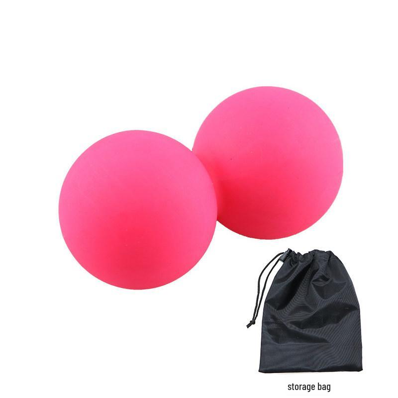 Silicone Muscle Relaxation Massage Ball - Solid Fitness & Training Peanut Ball for Foot Sole