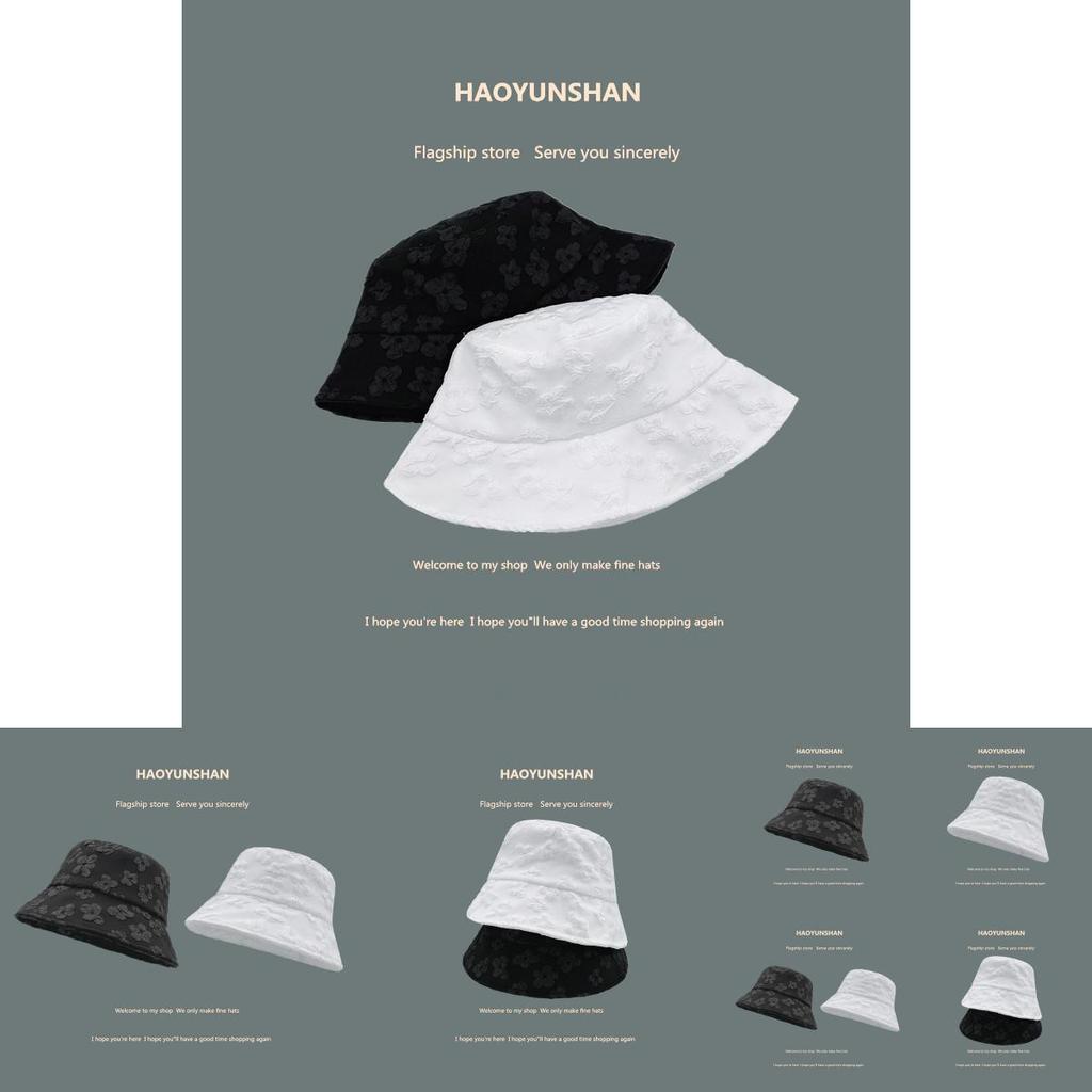 Stylish Women's Bucket Hat With Floral Design Uv Protection Sun Hat For Summer