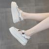 8816 inner height increase 7CM dad shoes women, summer new versatile Korean version thick sole hollow