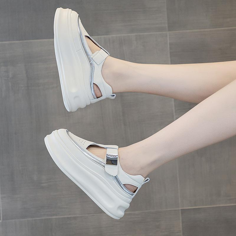 8816 inner height increase 7CM dad shoes women, summer new versatile Korean version thick sole hollow