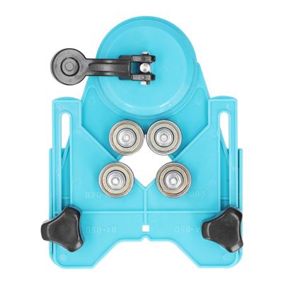 Glass Tile Perforation Locator Adjustable Punch Locator Stainless Steel Fixture Stable and Accurate