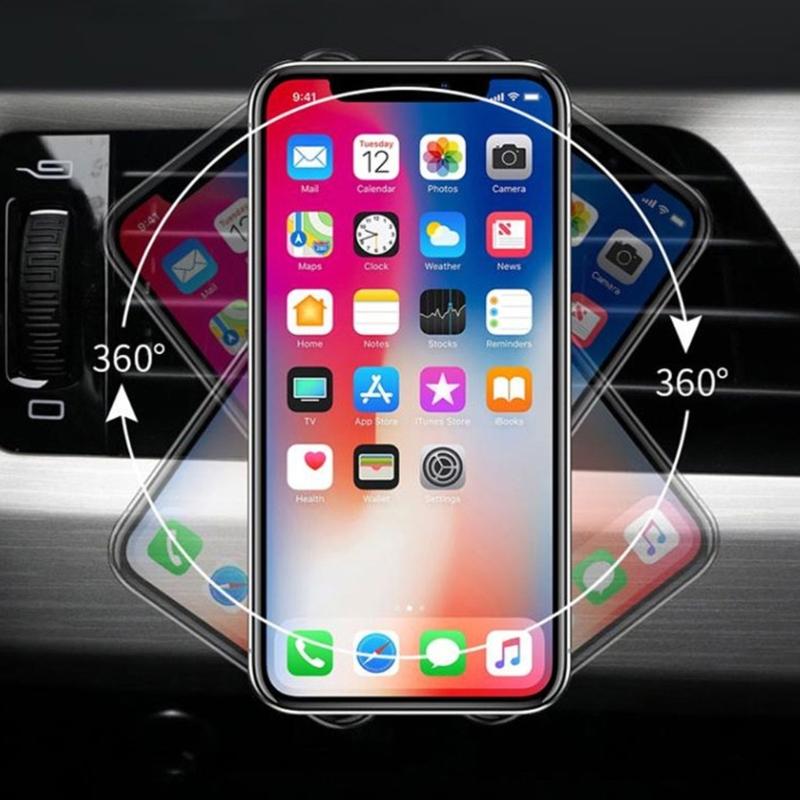 Magnetic Gym Phone Holder for Phone 14 13 12 Series Working Out Video Double Sided Strong Magnet with 360 Degree Rotatio