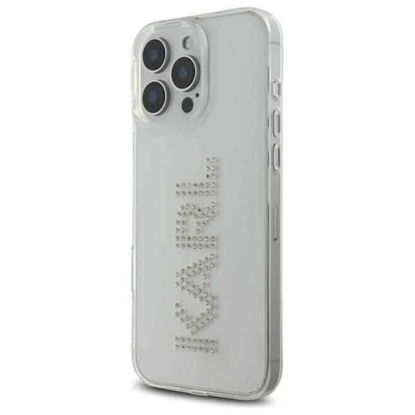 Karl Lagerfeld Klhcp16Xhklstdct Iphone   16 Pro Max 6.9 Przezroczysty/Transparent Hardcase Iml Rhinestones Logo