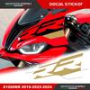 New Sticker Decal 2020-2021-2022-2023 Motorcycle Front Fairing Shell Line Sticker Decal For BMW S1000RR 2019-2024 Hollow LOGO RR
