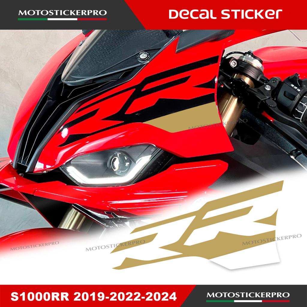 New Sticker Decal 2020-2021-2022-2023 Motorcycle Front Fairing Shell Line Sticker Decal For BMW S1000RR 2019-2024 Hollow LOGO RR