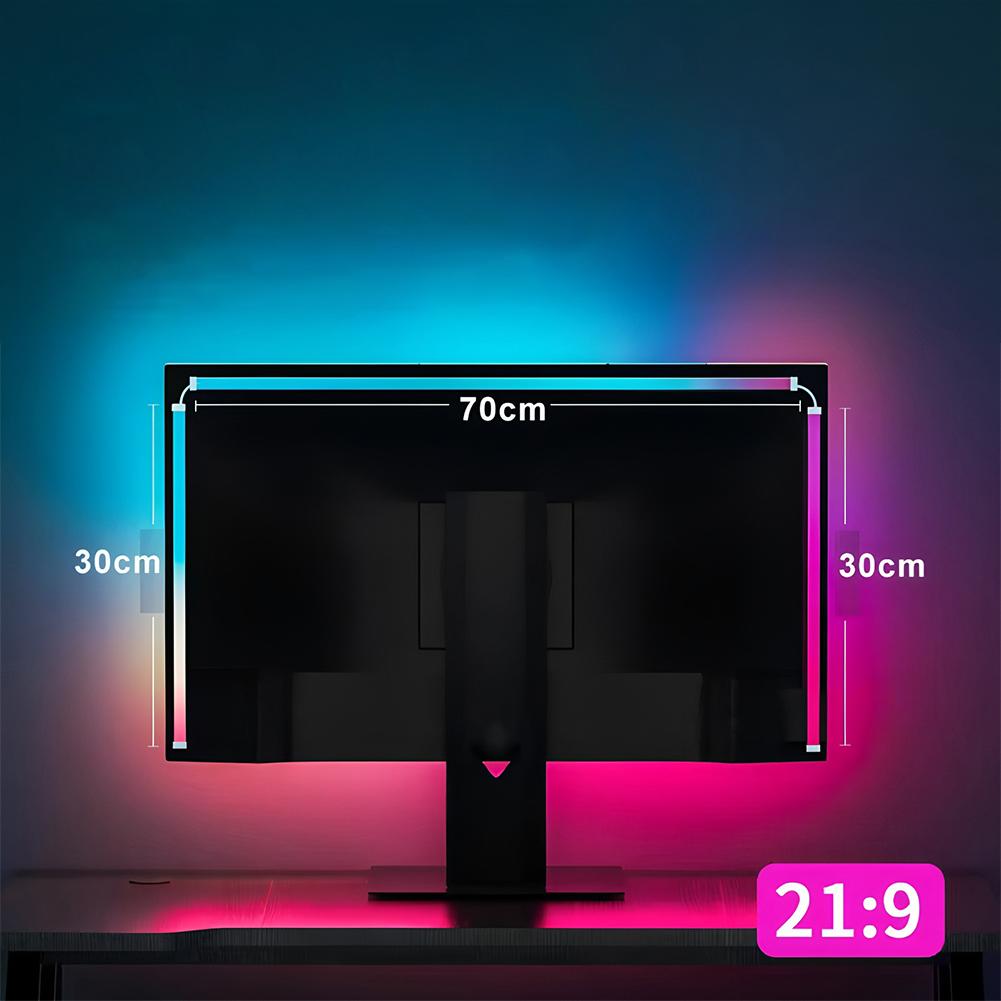 Music Game Sync 24" Screen Gaming Amosphere Ambient Smart TV Monitor LED Strip Backlight Light for Computer Screen