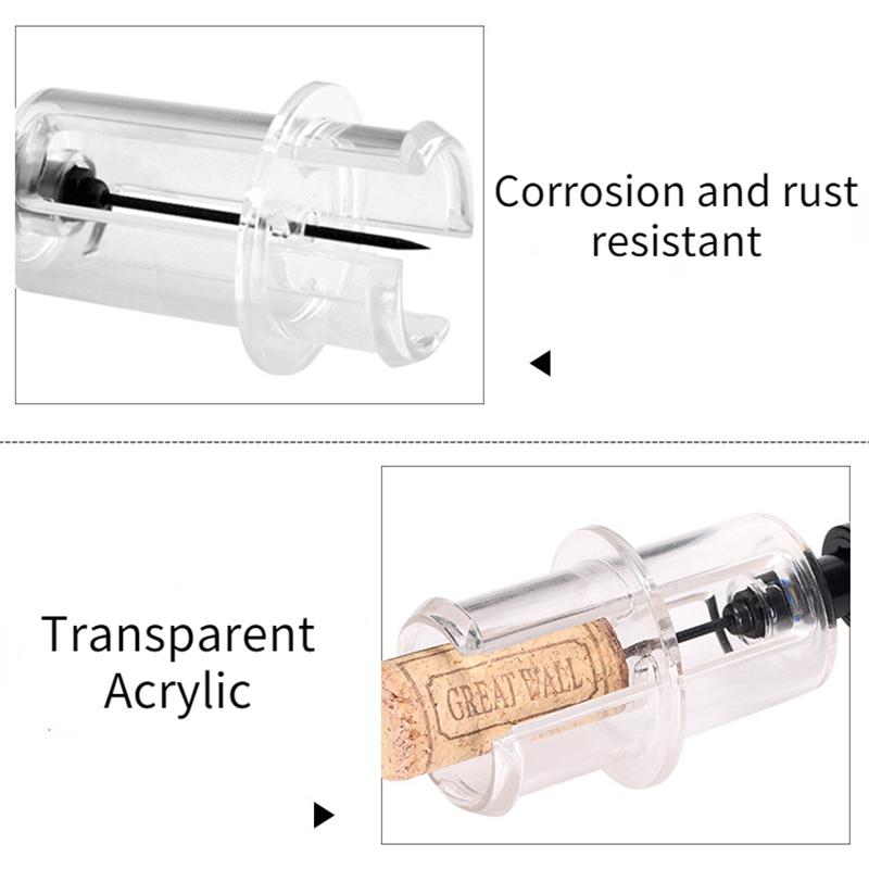 Wine Opener Air Pump Wine Bottle Opener Stainless Steel Pin Cork Remover Air Pressure Corkscrew Kitchen Tools Bar Accessories