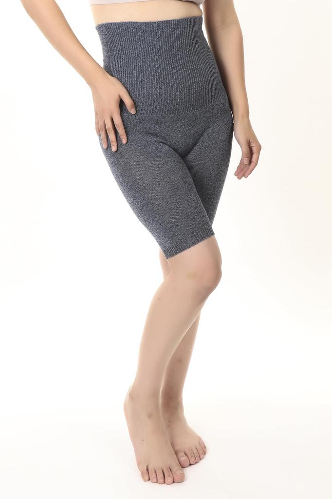 Kasane Lab Silk Cotton Belly Warmer Pants In Nara & (Indigo) [Made Japan, Koryo-cho, Prefecture]