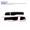 Taillights Covers Rear Lamp Housing ABS Tail Light Decoration For Dodge Charger 2011-2014 Exterior Accessoriess (Smoked Black)