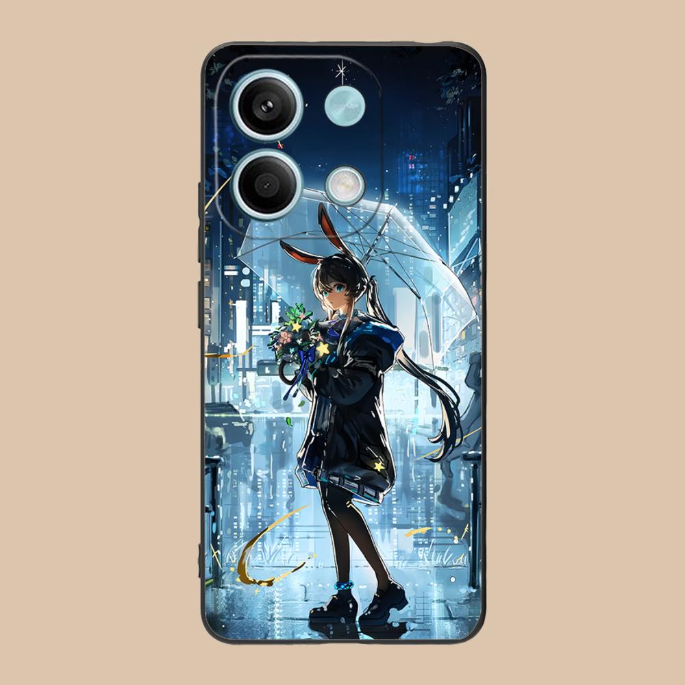 Arknights Amiya Mobile Phone Case for Xiaomi 15 14 13 12 Mi 11 T Ultra Lite Pro S X 5G Colour Printing Protective Luxury Pretty
