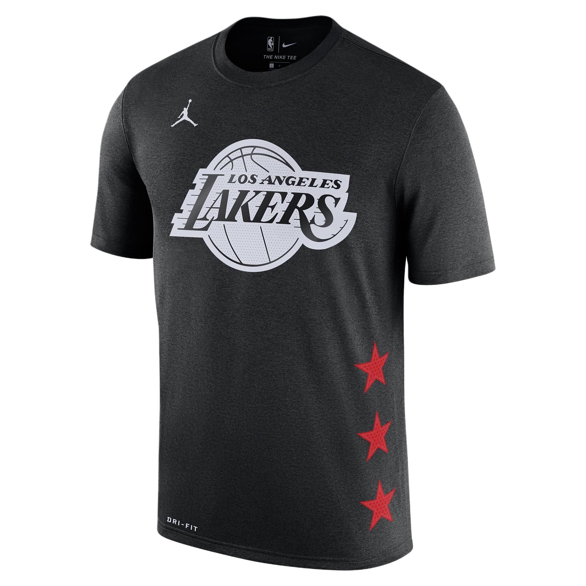 

Jordan X Коллаборация НБА Los Angeles Lakers Dri-Fit Уик-энд всех звезд Леброн Джеймс Пуловер Простая удобная футболка с коротким рукавом BQ2508-015 S