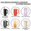 Replacement Lid designed for Stanley Adventure Quencher Travel Tumbler 40 OZ Clear Spill Proof Tumbler Covers designed for Stanley Cup Accessories