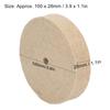 100 X 28mm Felt Buffing Polishing Wheel for Jewelry Processing Polishing
