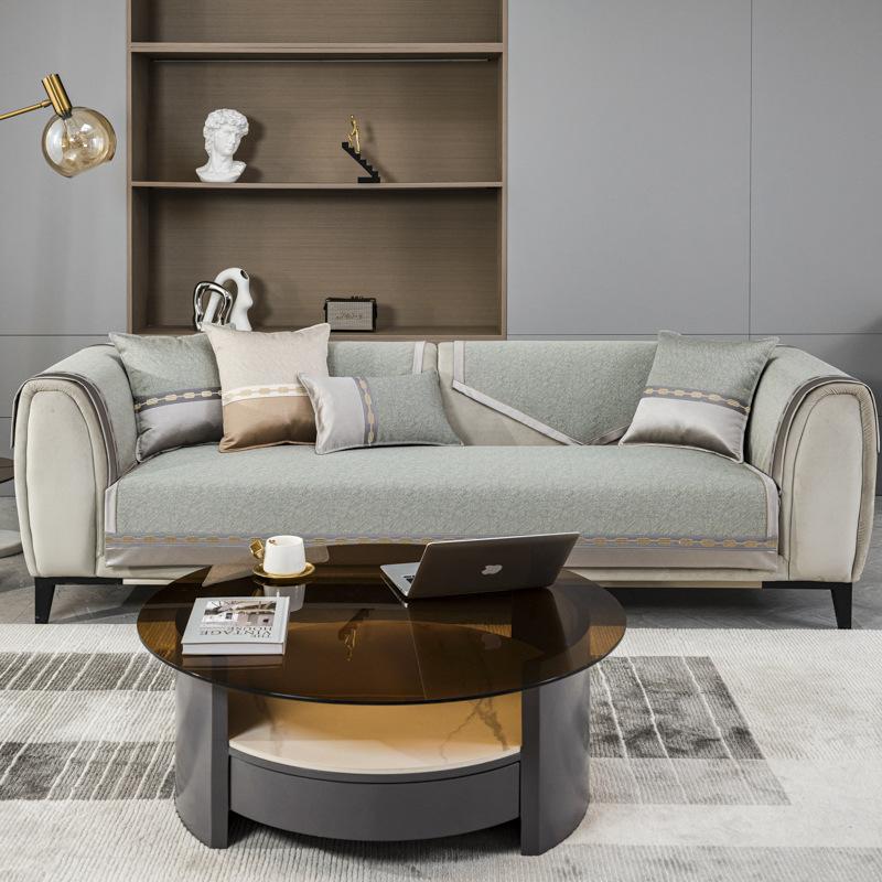 Light Luxury Sofa Cushion Four Seasons Universal Non-Slip High Precision High-End Modern Simple Nordic Fabric Sofa Towel Cover