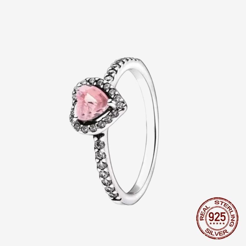 925 Sterling Silver Open Ring Style  Paved Heart Butterfly Flower Colorful Gemstone Ring For Women Daily Wear Jewelry Gift 2026