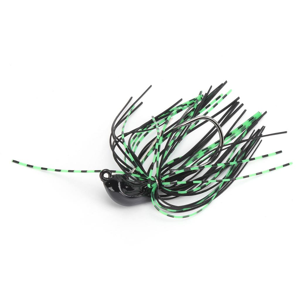 Willow Leaf Spinnerbait Anti Hanging Bottom Fishing Lure Spinner Bait for Fresh Sea BassBlack