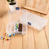 Transparente 5/6-Fächer Tragbare Plastik Haarspangen Schmuck Aufbewahrungsbox Zubehör Organizer Haushalts-Reisebedarf Mit Staubdicht