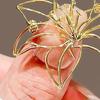 Women Brooch Smooth Edges Hollow Flower Design Lapel Pin Non-Slip Buckle Scarf Badge Clothing Bags Accessories