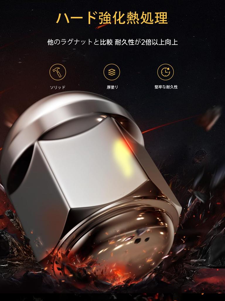 MIKKUPPA Wheel M12 x Compatible with Genuine Spherical Seat 12R Short Lug 25mm Set of SCM Alloy Bag Type Nuts, P1.5, Honda, Type, Nuts, Silver, 19HEX,