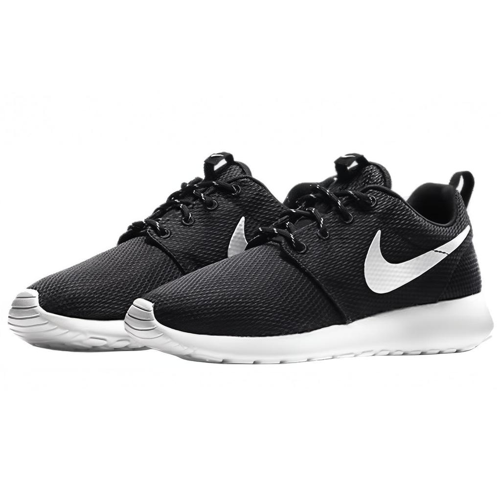 New Nike Roshe One Black/Metallic Platinum White Women's 511882-094