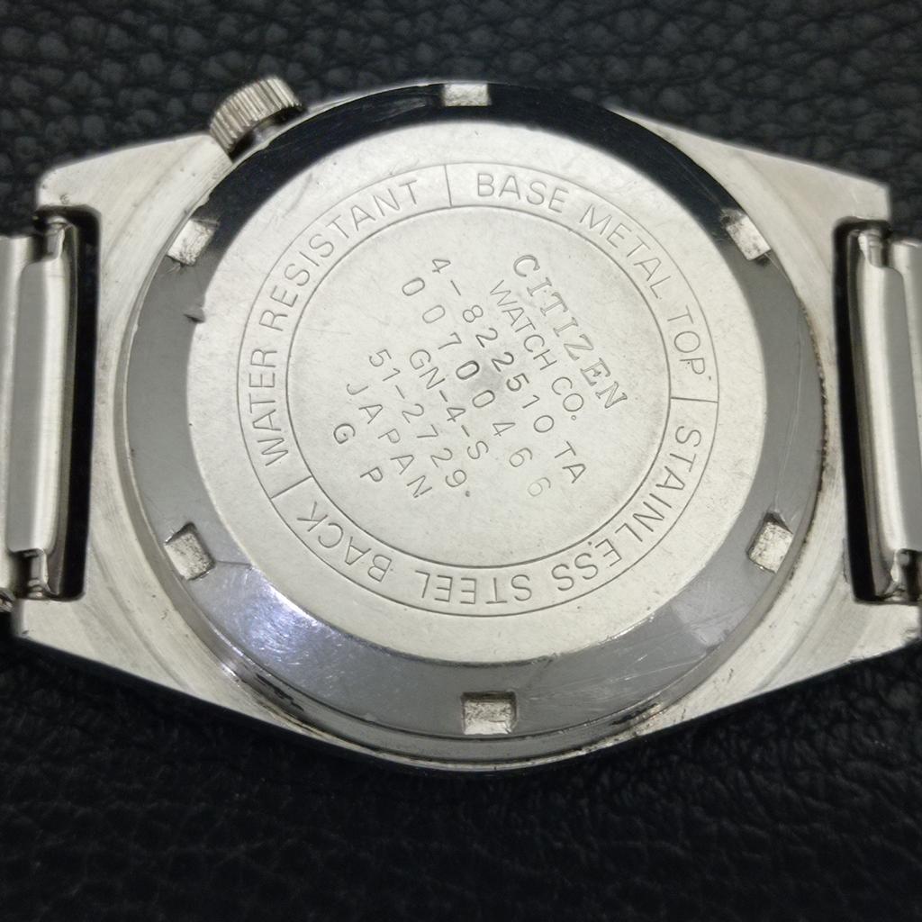 AUTOMATISCHE VINTAGE CITIZEN 8200 JAPAN HERREN ORIGINAL ZIFFERBLATT UHR a702157-5 R208-a702157