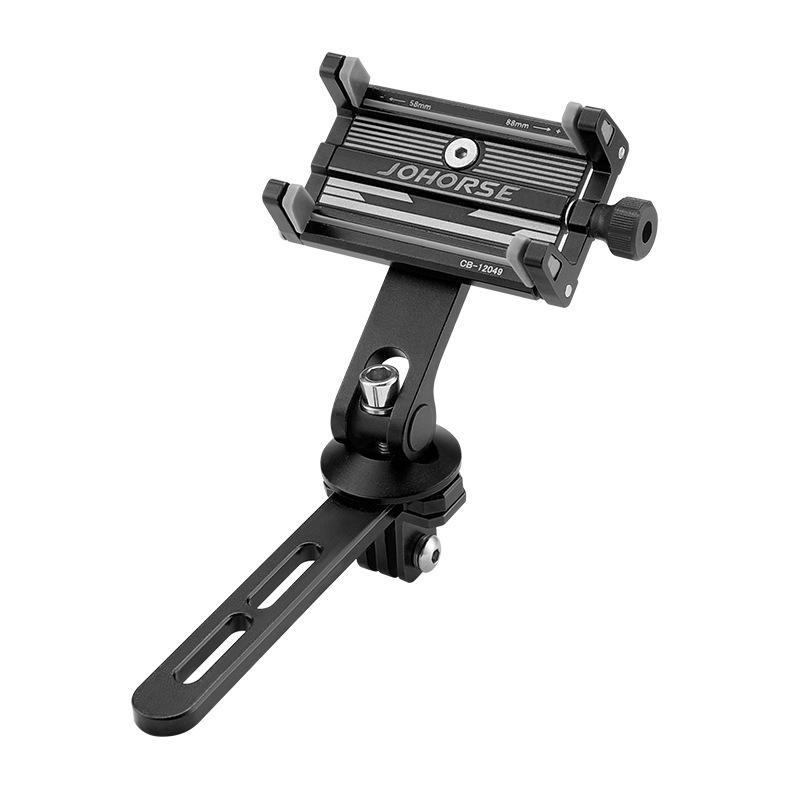 Aero Integrated Road Bike Handlebar with Dual-Use Aluminum Phone, Light, and Camera Mount