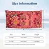 Floral Garden Theme Beach Towel Personalized Custom Name & Text Soft Quick Dry Beach Towel for Swimming Travel