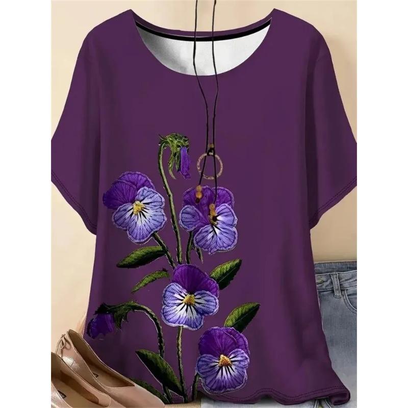 3D Printed Summer Women's T-shirts Are Fashionable, Breathable and Versatile
