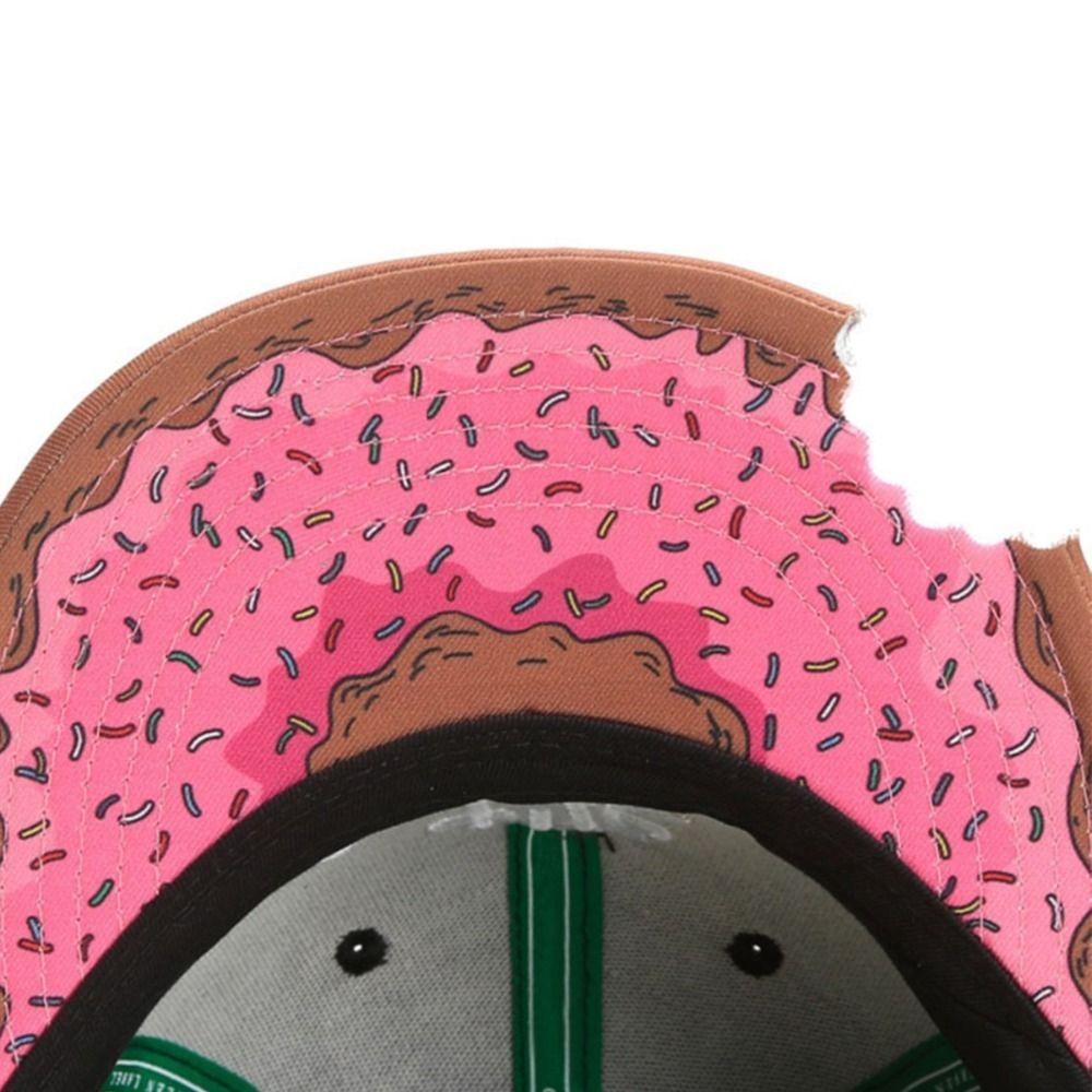 Korean Style Donut Embroidery Baseball Cap Adjustable Dance Snapback Hats  Outdoor