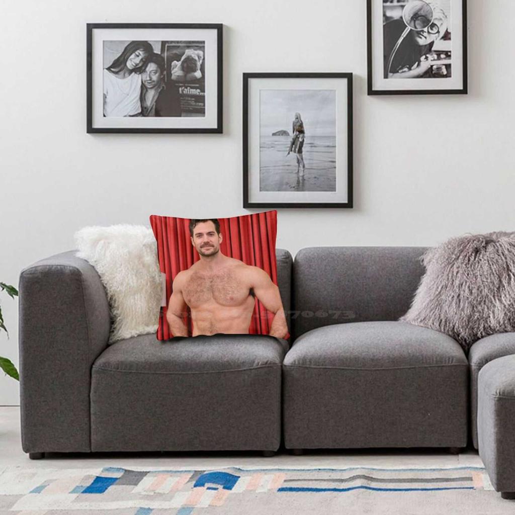 Henry Cavill Pillow Cover Hug Pillowcase Henry Cavill Actor Handsome Celebrity Hot Movies Tv Shows Lovely Sexy Cool Shirtless