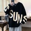 Men's Imitation Mink Sweater - Long Sleeve Knit for Teens