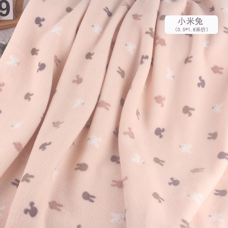 Polar Fleece Printed Cloth High Quality Velvet Clothing Super Soft Cotton Wool Blanket Plush Handmade Sewing Warm