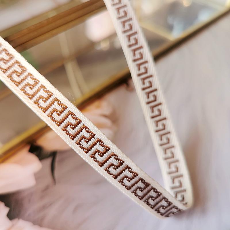Misi Ethnic Embroidery Jacquard Ribbon for DIY Doll Clothing