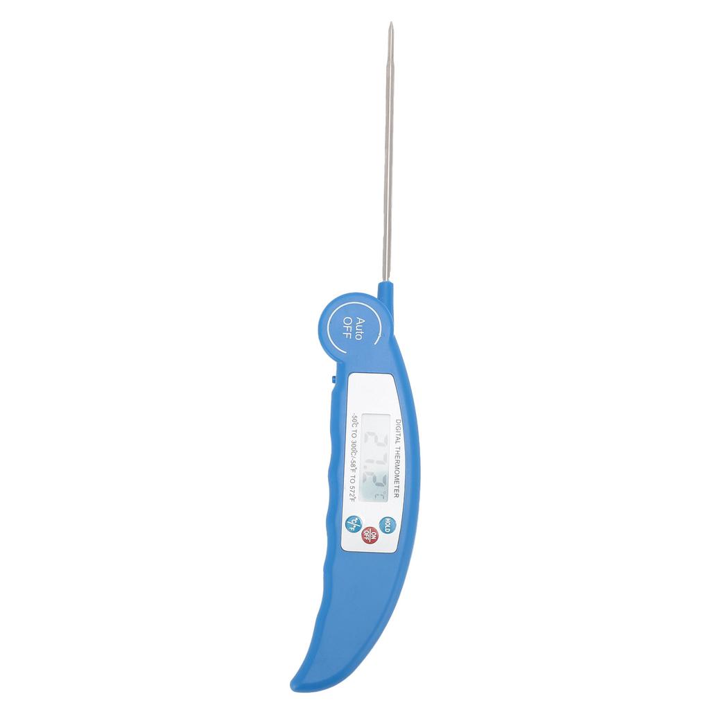 Digital Meat Thermometer Cordless Foldable Digital Cooking Food Thermometer for Home Blue
