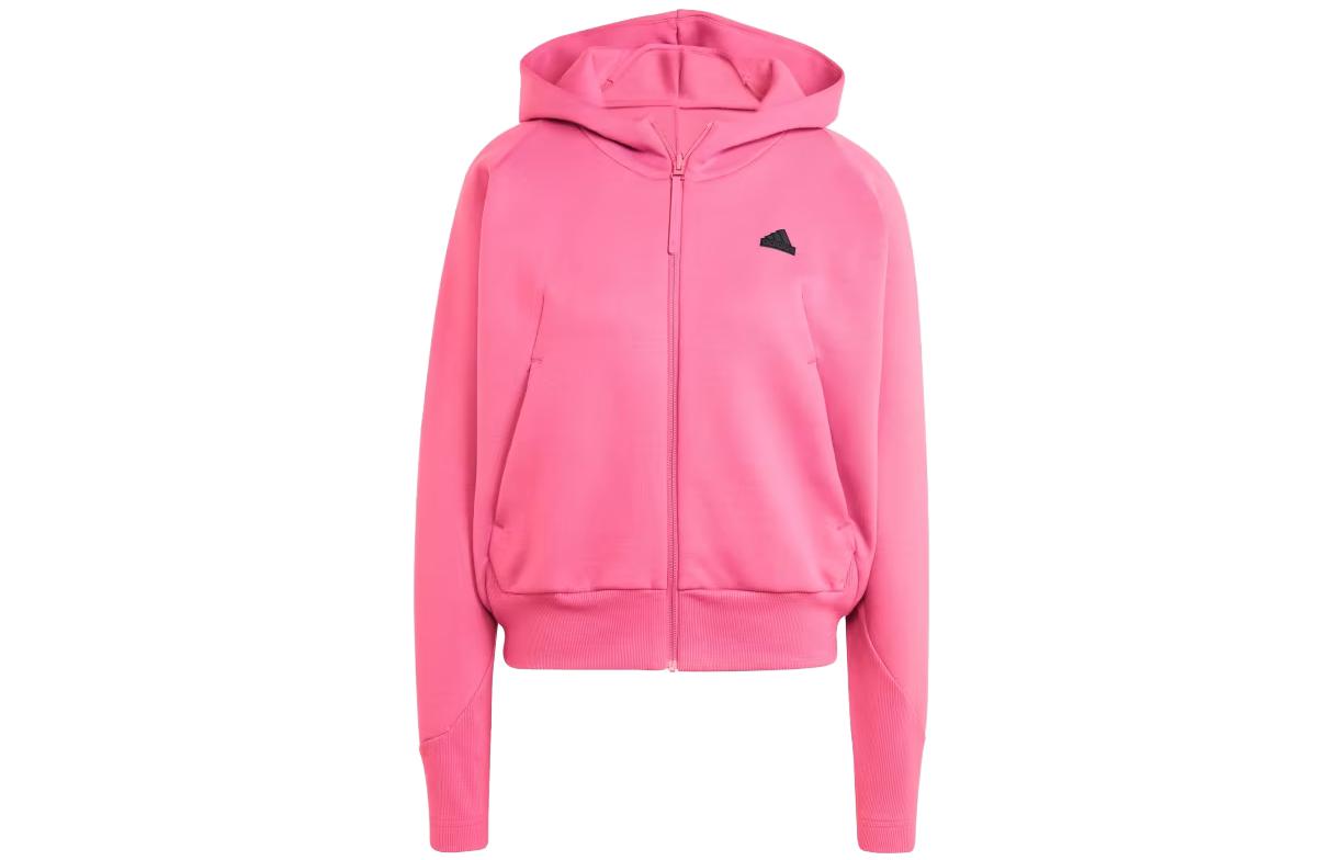 Адидас ЗНЕ. Толстовка на молнии Preloved Малиновая IN5131 XL