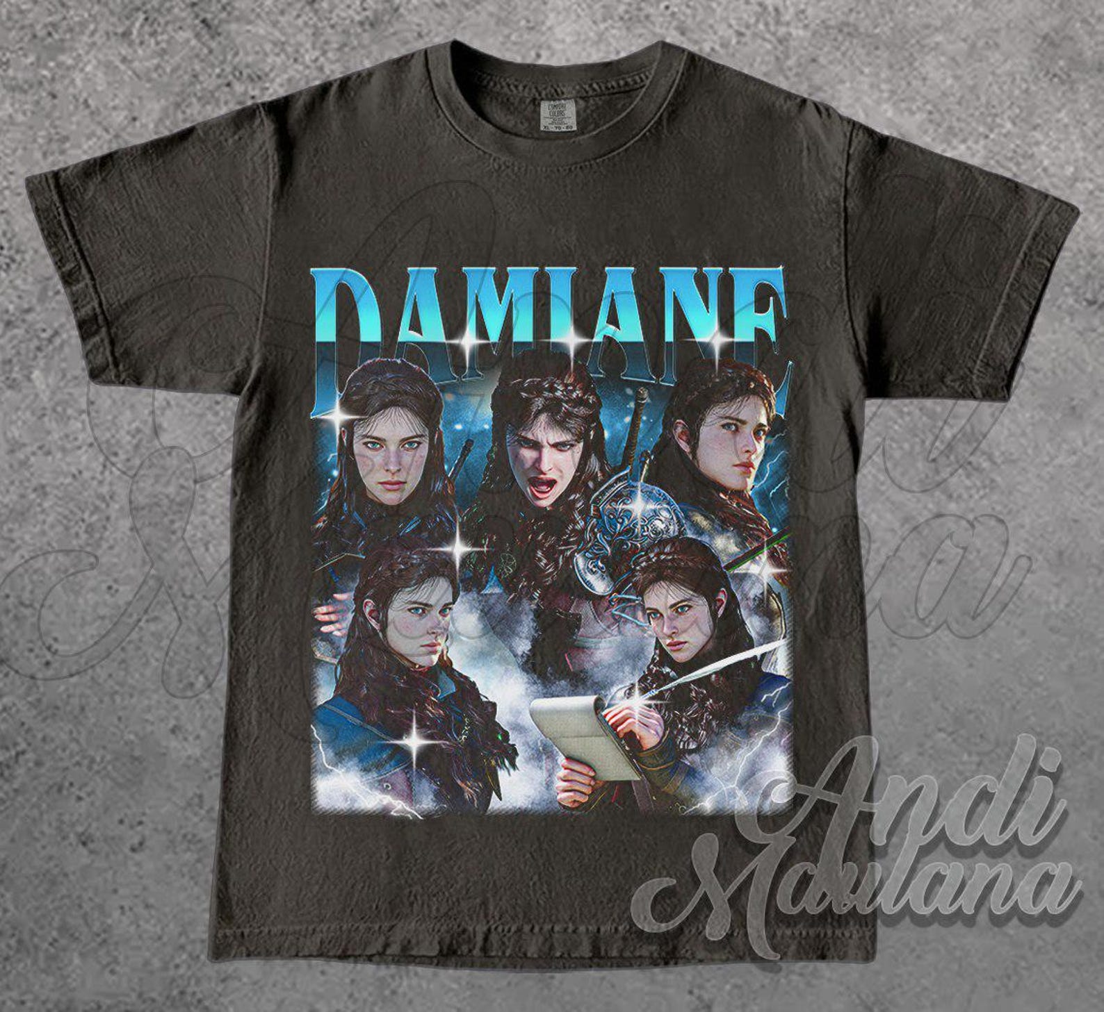 DAMIANE Crimson Desert Video game Retro Photo Graphic T-Shirt & SweaT-Shirt 4XL