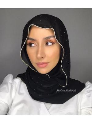 Diamantkette Chiffon Hijab Schal Schleier Langer Schal Kopftuch Kopfbedeckungen Hoofddoek Islamischer Turban Schal Für Frauen Muslimische Hijabs