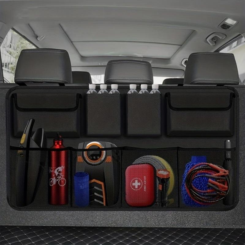 Car Seat Back Storage Hanging Bag SUV Car Waterproof Storage Storage Box Mesh Pocket Car Interior Supplies