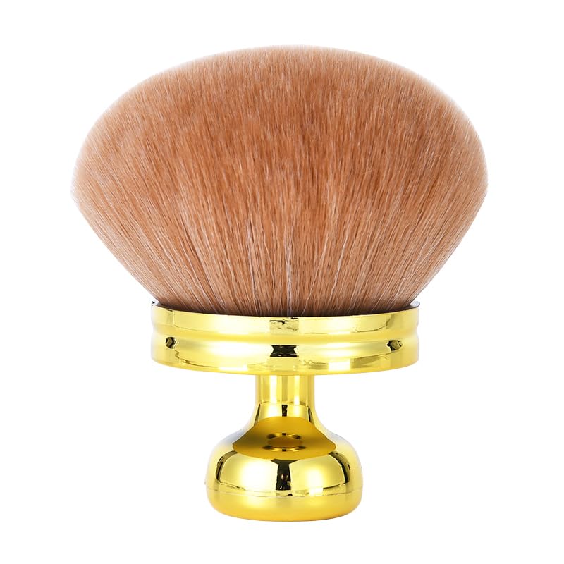 

Extra Large Body Makeup Brush, 3 Inch Width, Self Tanning Blend Brush, Face and Body Application, Gift Box (Gold) золотий