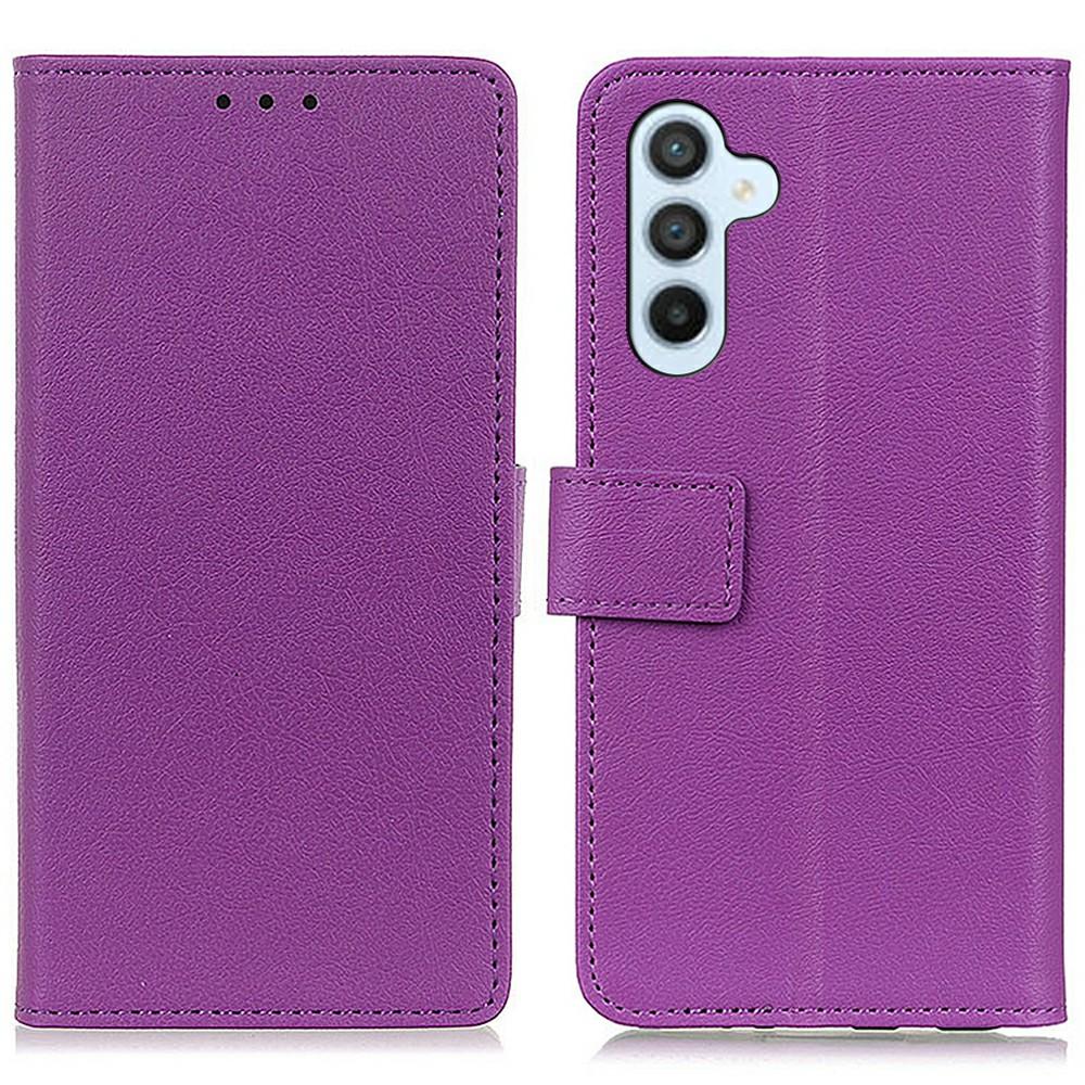 

For Samsung Galaxy A56 5G Case PU Leather Stand Wallet Phone Cover Purple