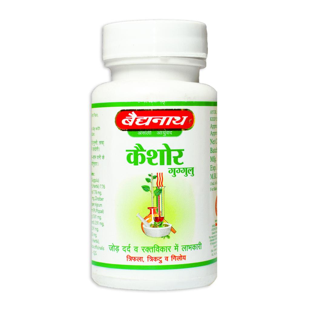 Kaishore Guggul (80 Tabs), Kaishor Guggulu, Baidyanath