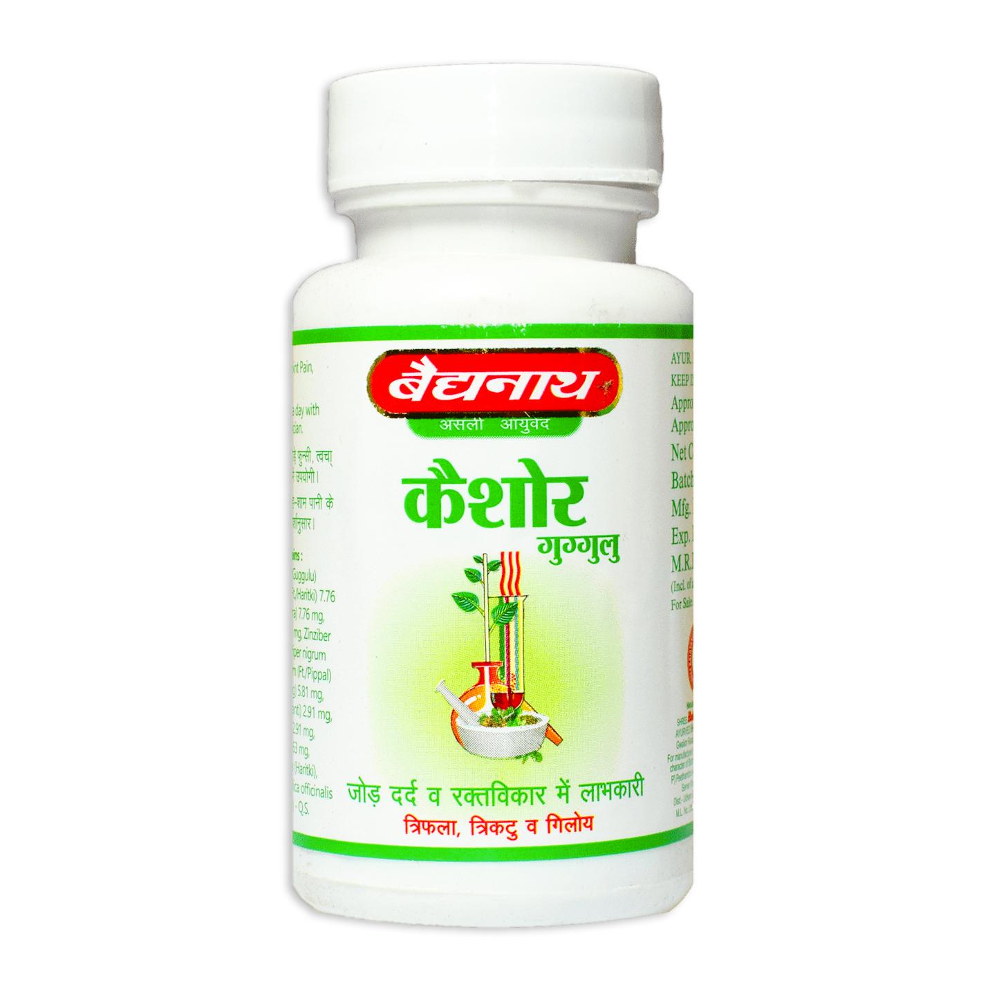 

Кайшор Гуґгул (80 таб), Kaishor Guggulu, Baidyanath