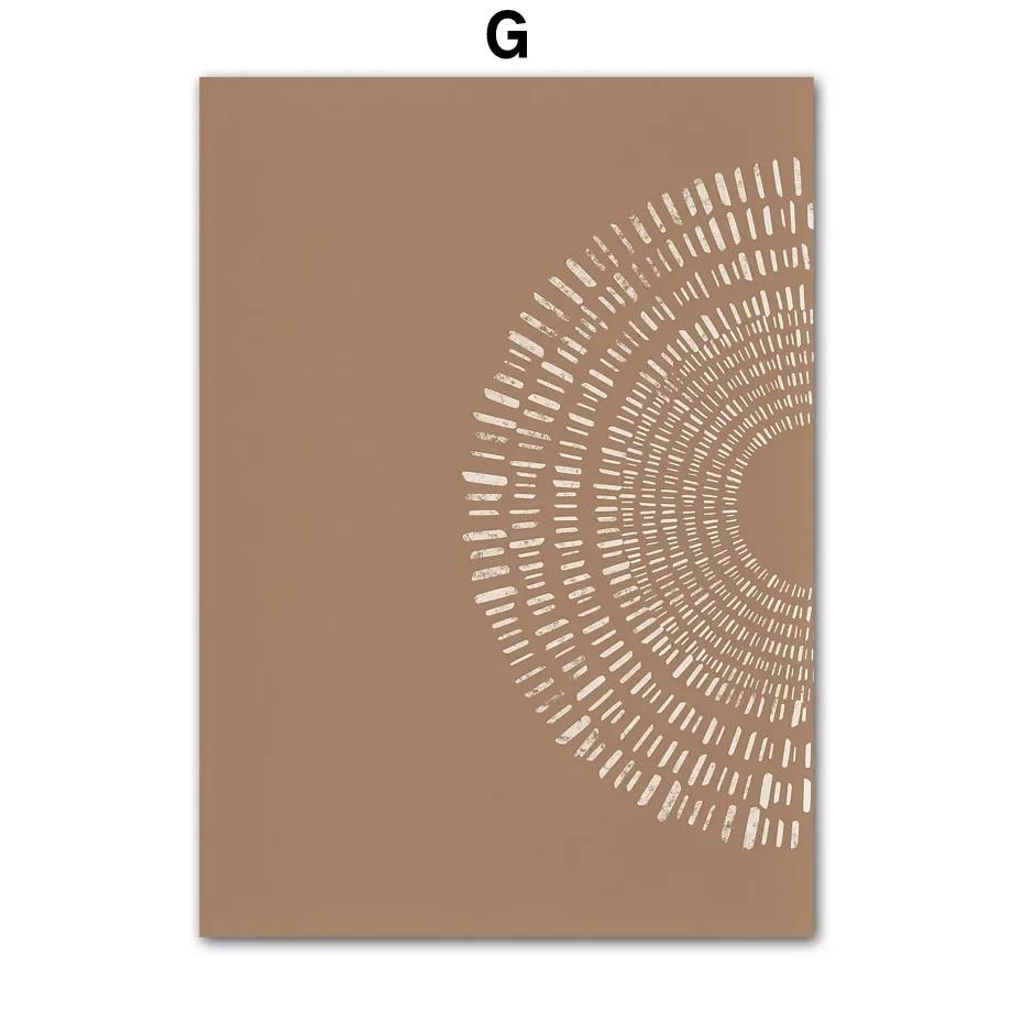 Boho Abstract Line Girl Geometric Color Block Wall Art Canvas Painting Nordic Posters Prints Wall Pictures for Living Room Decor