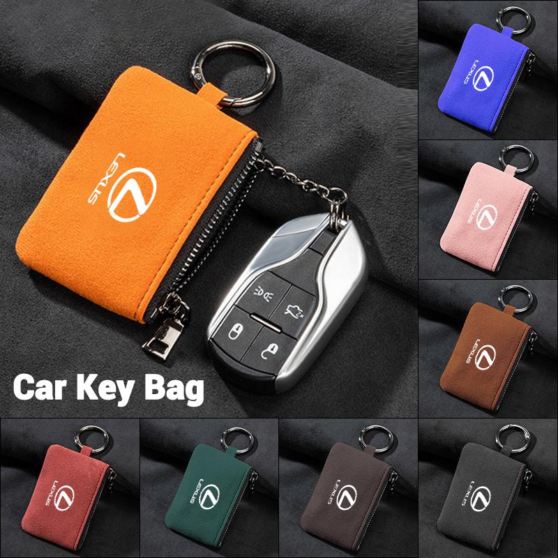 Car Key Bag Cover Case Leather Key Wallet for Lexus RX330 IS250 Ct200h ES300h RX350 IS300h NX300h GS300 ES350 Auto Accessories