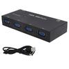 1920@1080P VGA-Umschalter 4-in-1-Ausgang HD-Video-Teiler VGA-Schaltbox für VGA/XVGA/SVGA/UXGA TV-Monitor
