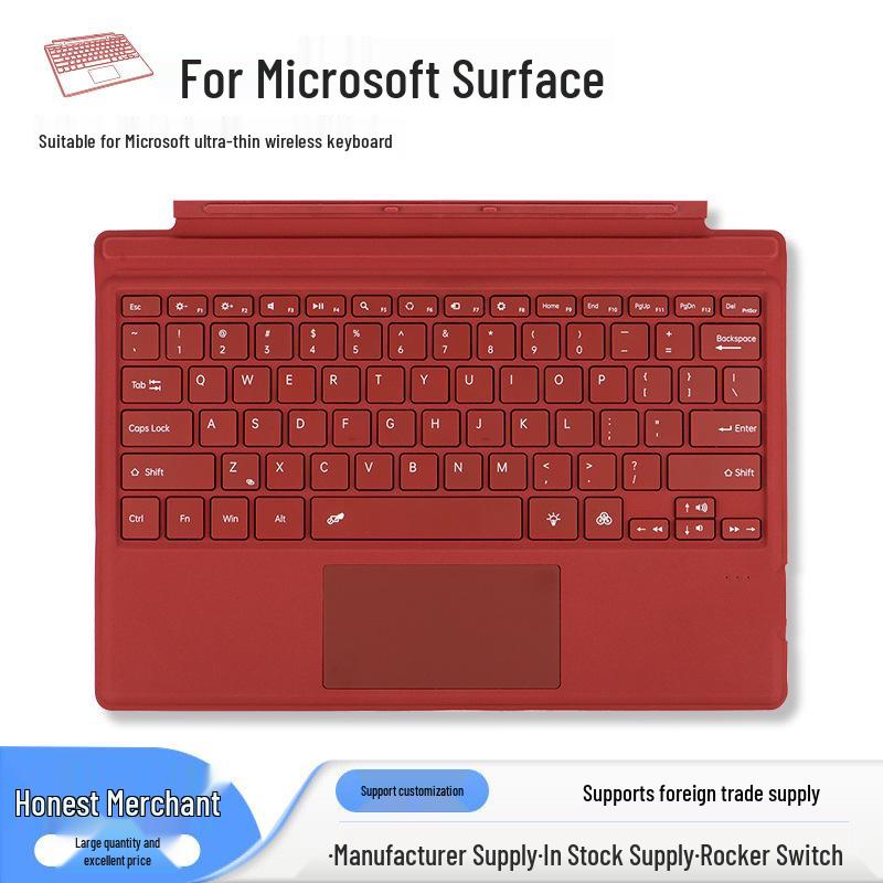 Magnetic Backlit Keyboard Cover for Microsoft Surface Pro 3-11 Tablets